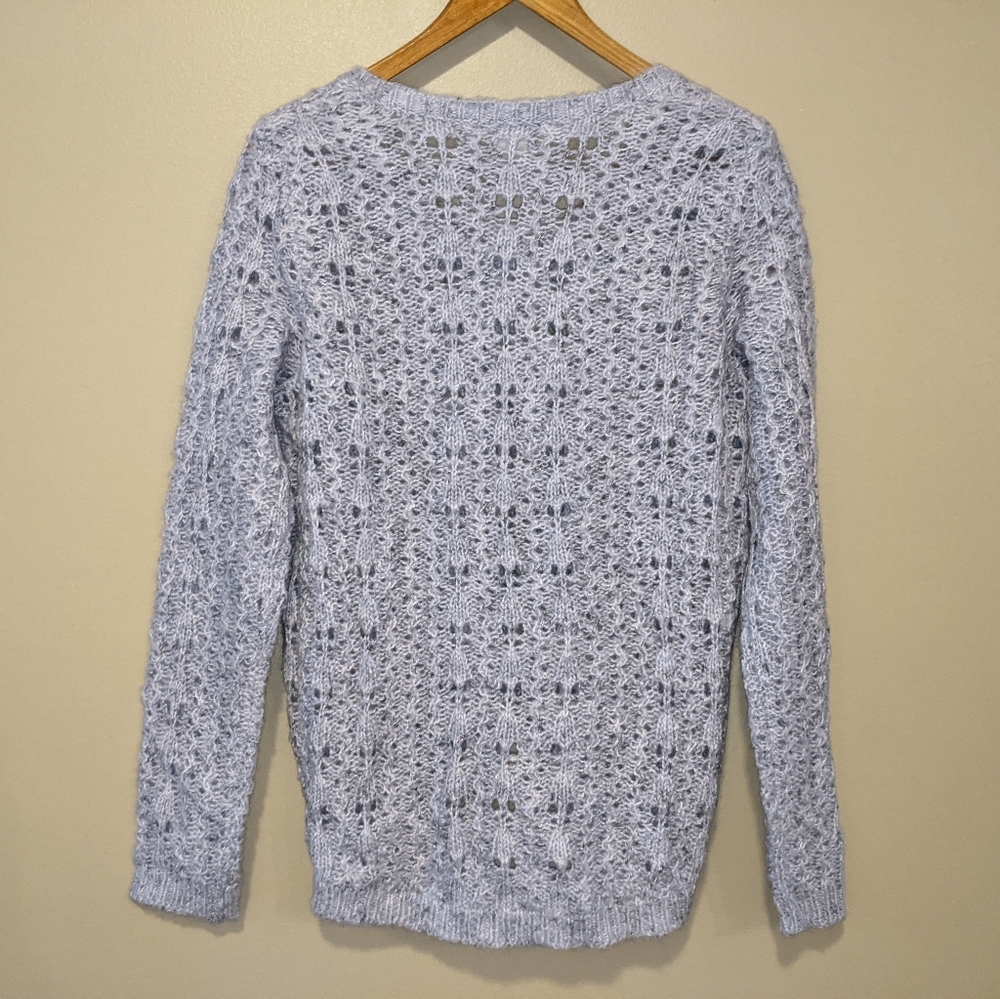 NWT Caslon Nordstrom Wide Knit V-Neck Sweater - Picture 4 of 10